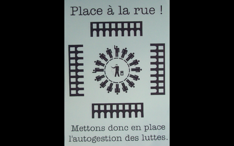 affiche sur l'autogestion, Toulouse