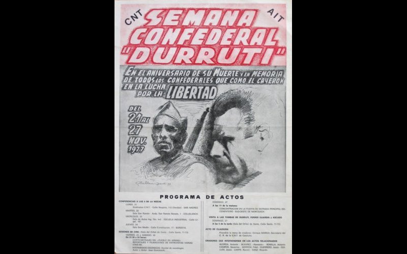 N°228 Semana confederal Durruti CNT-AIT nov. 1977 MF Esp. 35x50