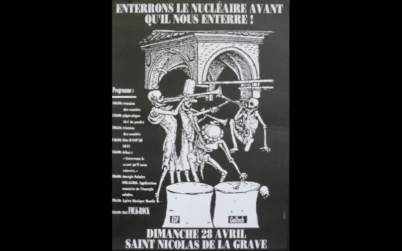 1991 - Golfech - Rassemblement à St Nicolas de la Grave - Stop Golfech - F85x60
