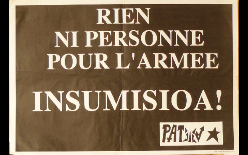 affiche insoumission Pays Basque