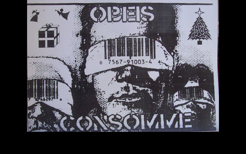affiche obéis consomme