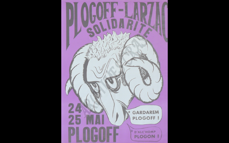affiche plogoff larzac solidarite