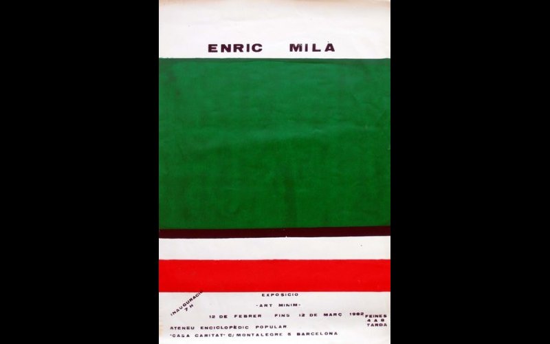 N°246 Expositio Enric Mila Barcelona 1982 MF Esp. 44x65 