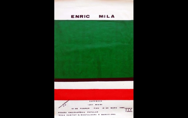 N°246 Expositio Enric Mila Barcelona 1982 MF Esp. 44x65