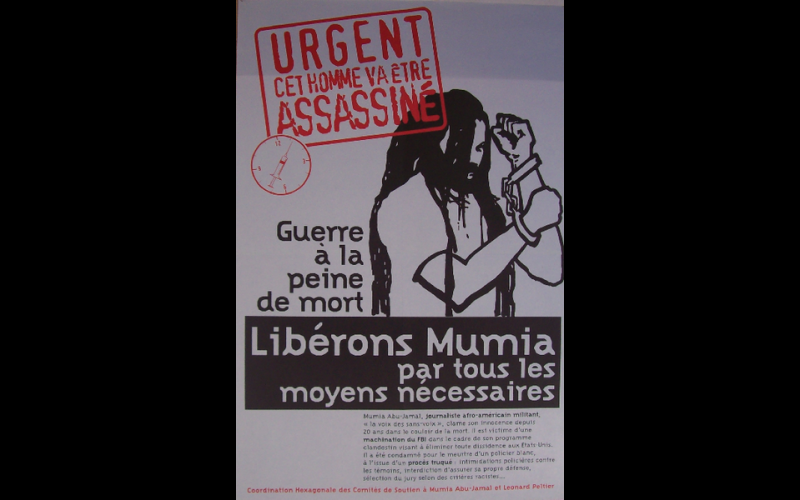 affiche libérons Mumia 