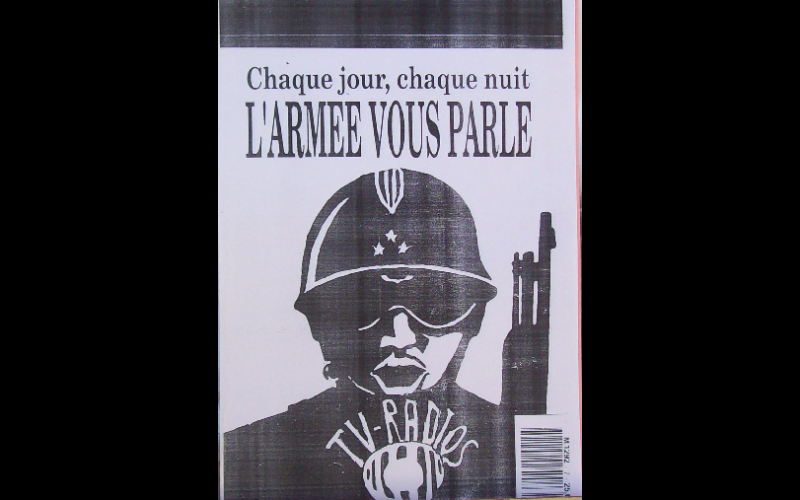 affiche l'armée vous parle Beaux-Arts, Paris, 1968