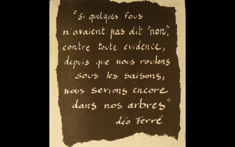 affiche Ferré 