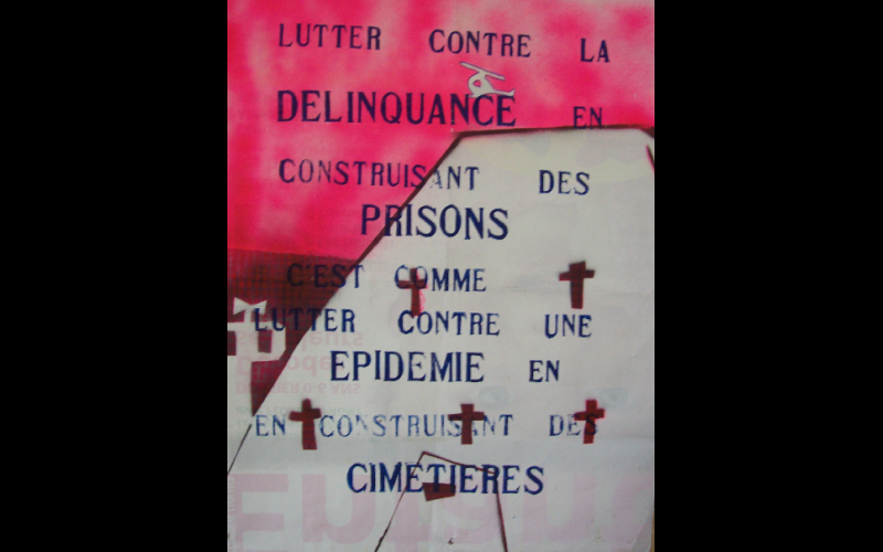 affiche contre la répression, Toulouse, 80x60