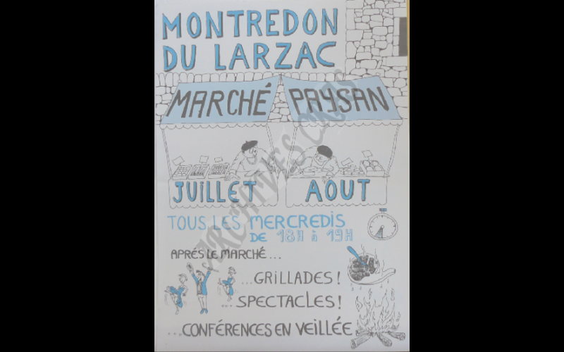 affiche marche montredon-larzac