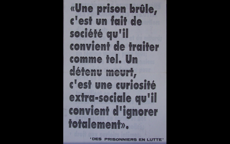 affiche une prison brule 