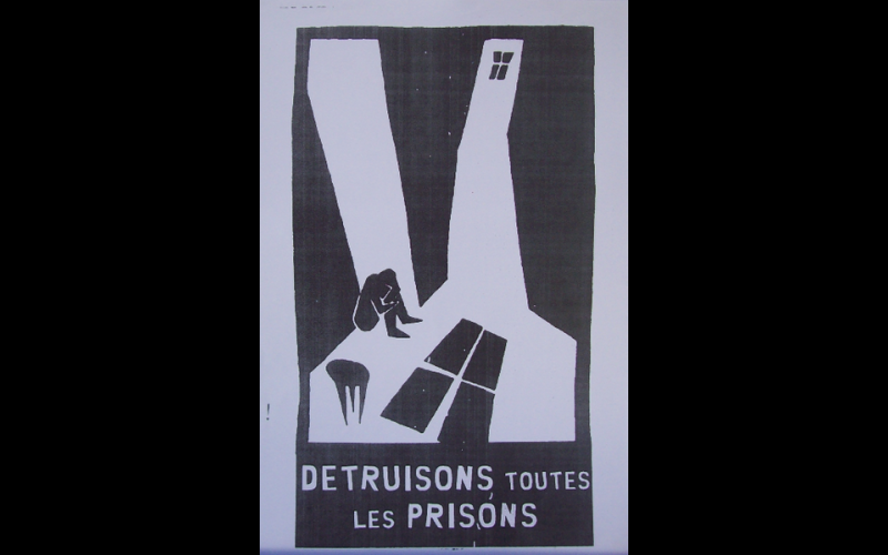 affiche détruisons toutes les prisons 