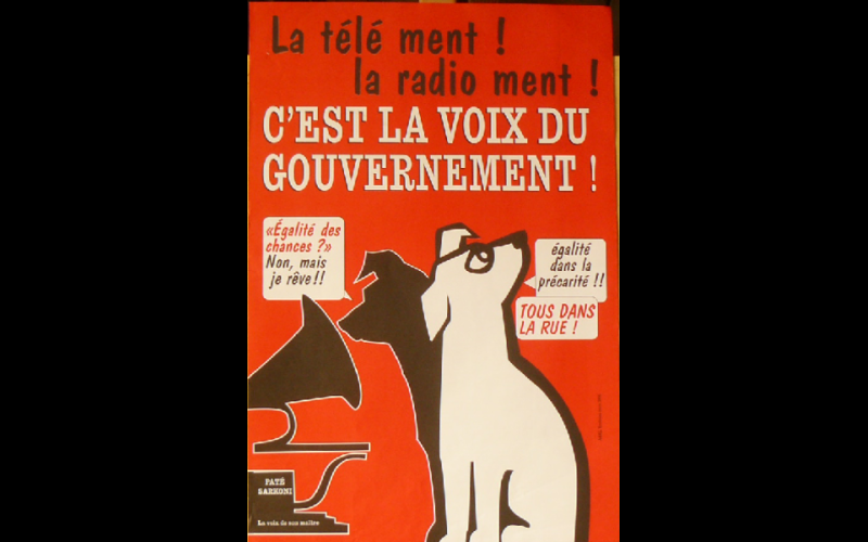 affiche médias-CPE, AAEL, Toulouse, 2006