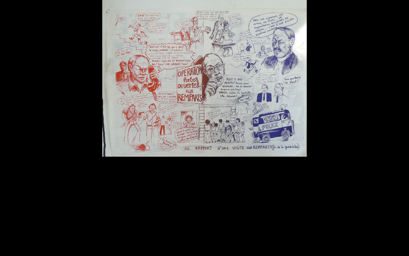 affiche arrestation imprimerie 34, 1978 