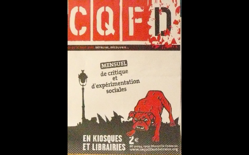 affiche journal CQFD 