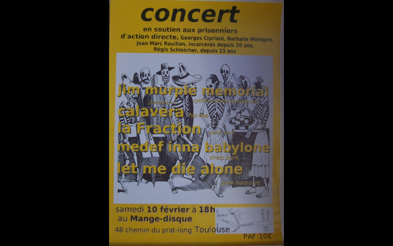 affiche concert soutien AD, Toulouse