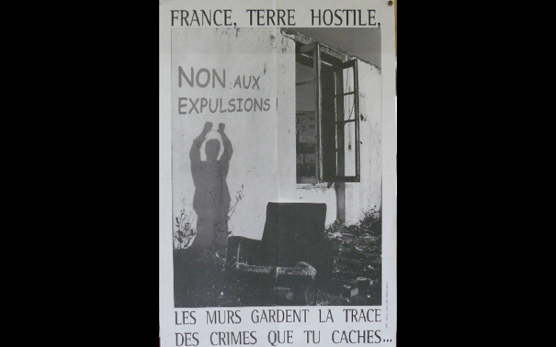 affiche France terre hostile, AAEL, Toulouse, 2007, 45x60