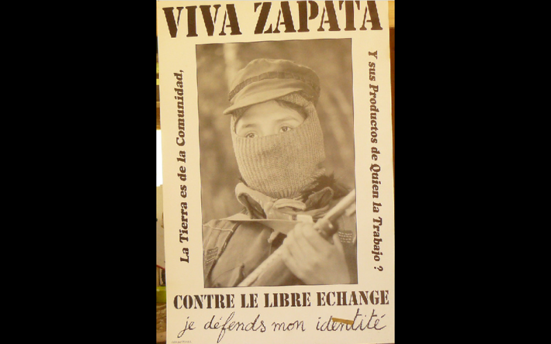 affiche viva Zapata, AAEL, Toulouse 