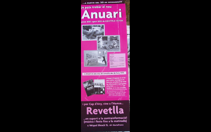 annuaire contra-infos, Barcelone, 2001