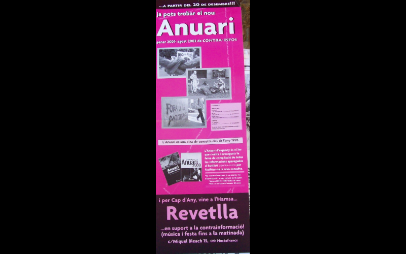 annuaire contra-infos, Barcelone, 2001 