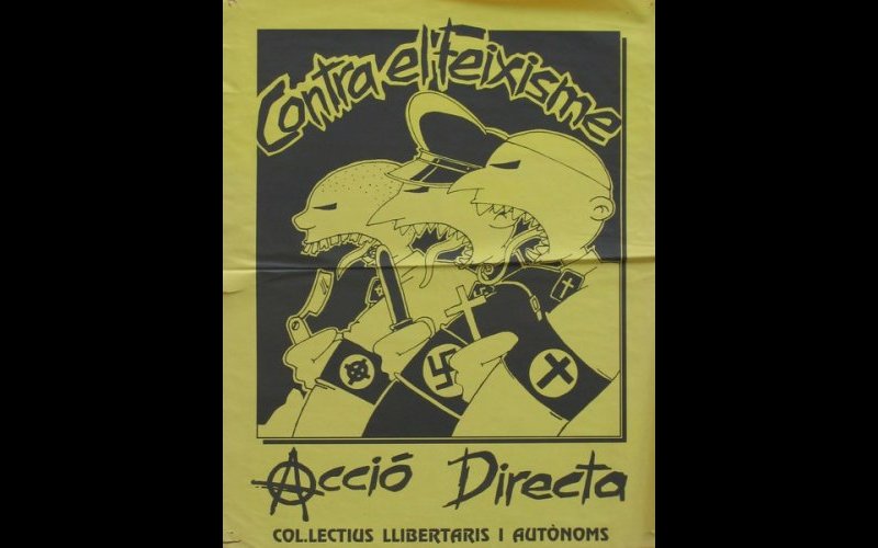 affiche collectius llibertaris i autonoms, Espagne, 45 x 66 