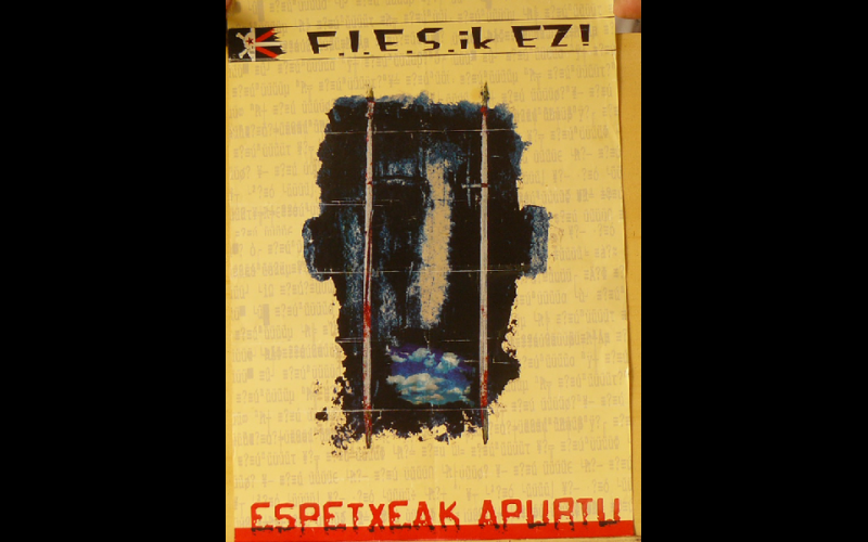 affiche contre FIES, pays basque