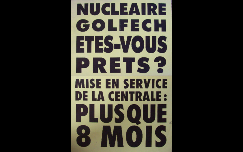 1989 - Dans 8 mois démarrage réacteur 1 de Golfech -
