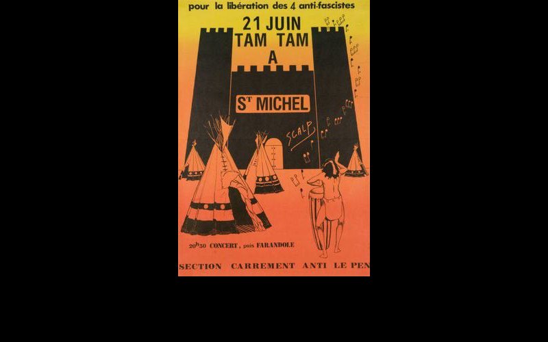 affiche tam-tam prison St Michel, SCALP, Toulouse