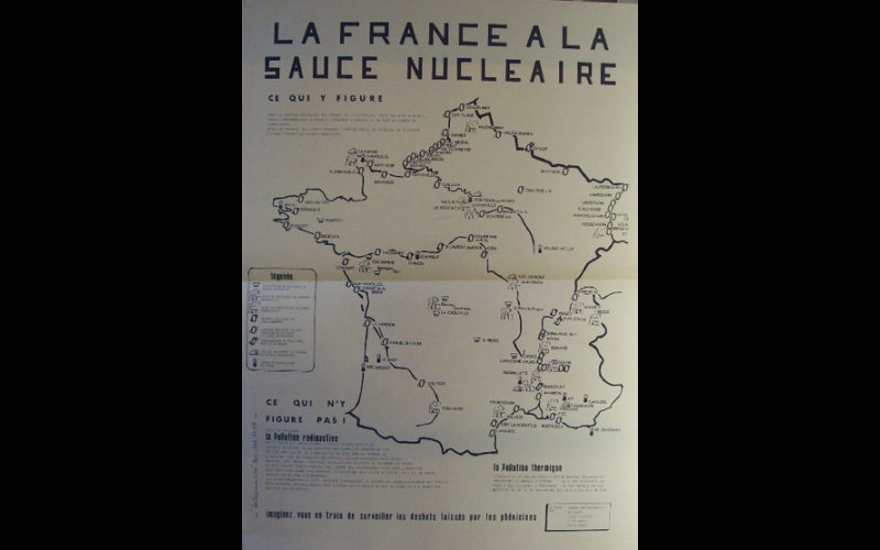 Carte france nucleaire 