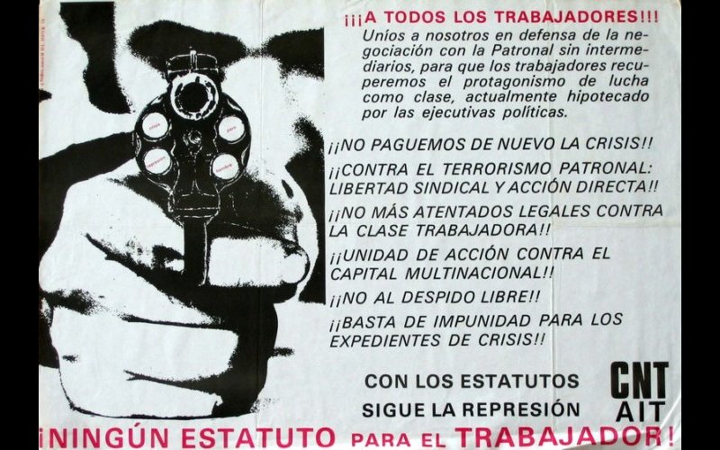N° 258 CNT - AIT Iningun Estatuto para el Trabajador 1979 MF Esp