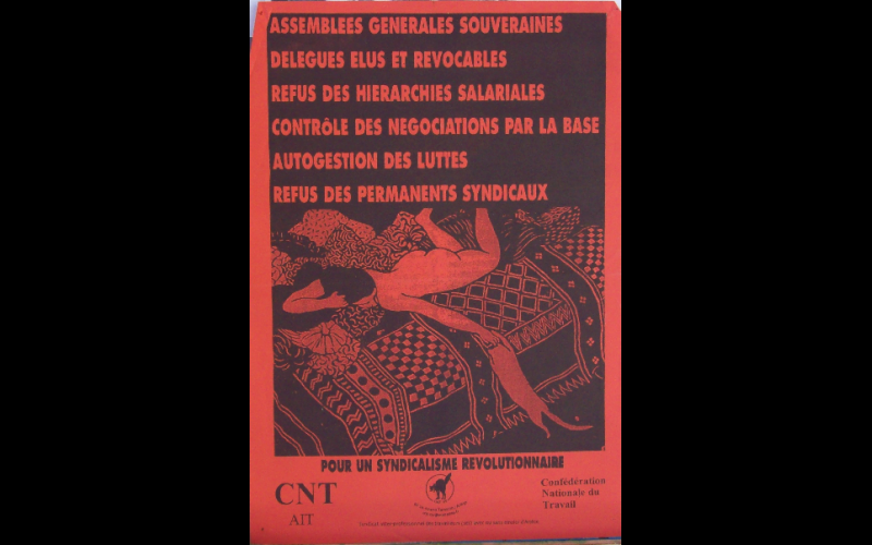 affiche AG souveraine CNT-AIT Ariège