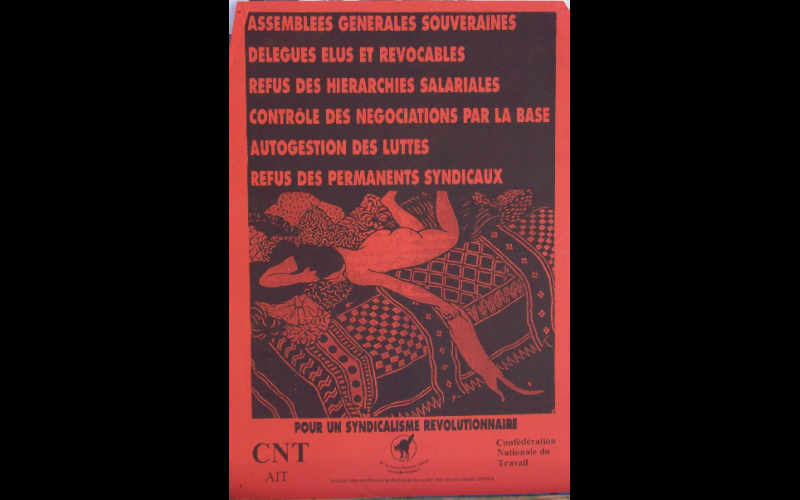 affiche AG souveraine CNT-AIT Ariège 