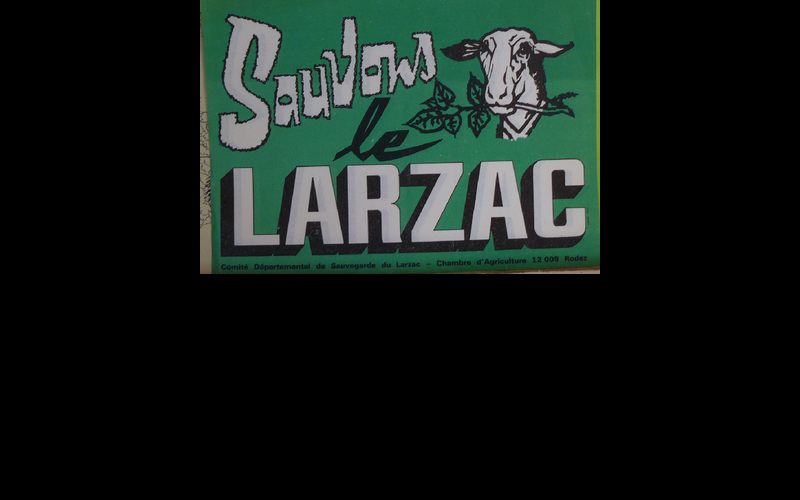 affiche sauvons le Larzac