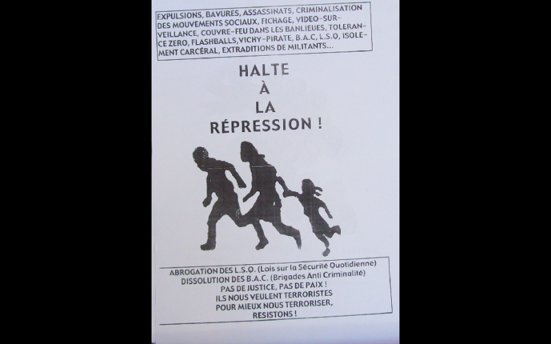 affiche anti LSQ et BAC, 1999