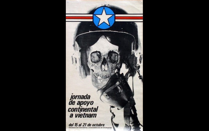 N°240 Guerre de Vietnam Organizacion continental latinoamericana de estudiantes MF Esp. 34x58 