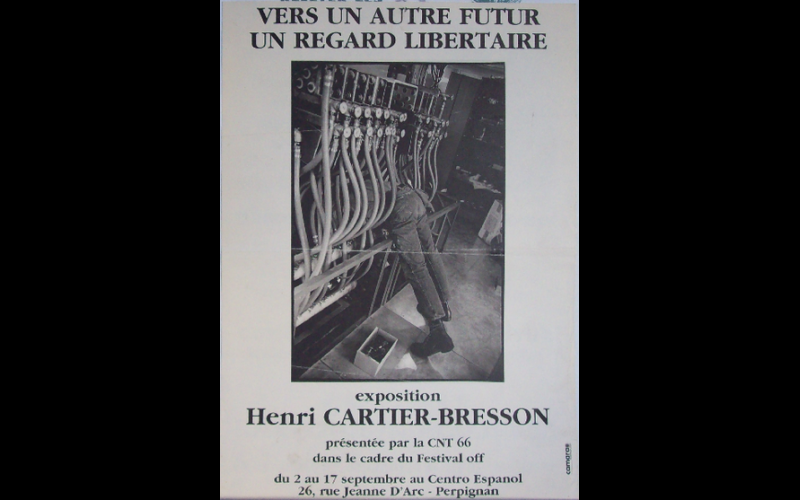 afffiche expo Cartier-Bresson CNT 66, festival off Perpignan