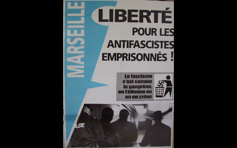 affiche soutien FTP Marseille, 2000, 45 x 60