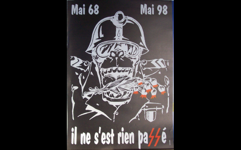 affiche mai 68, AAEL, Toulouse, 1998 