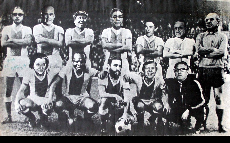 N°243 Photomontage Viva el Barça Madrid 1976 MF Esp. 88x50