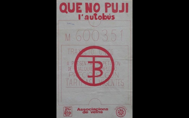 N° 251 Associacions de veïns Barcelone MF Esp. 28x43
