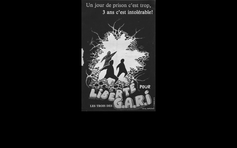 N°283. Toulouse, 1977. Liberté pour les trois des GARI. GF2 40x60
