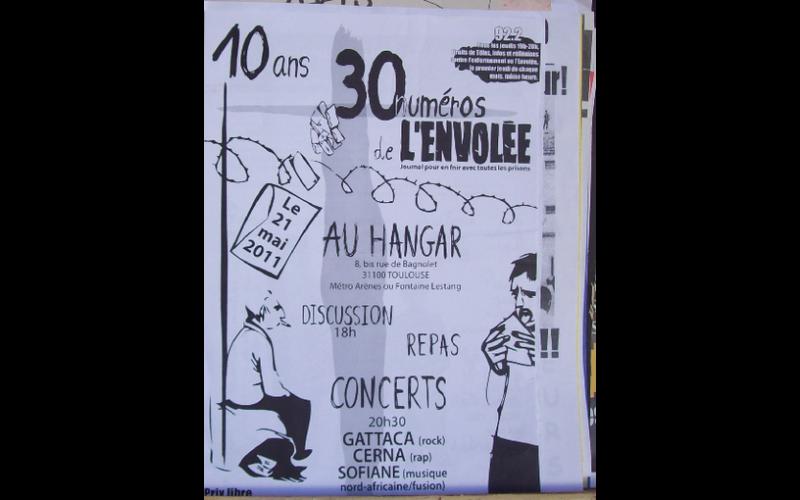affiche soirée Envolée, Toulouse