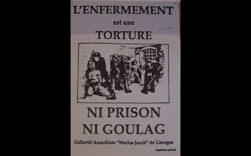 affiche anti-prison, Limoges 