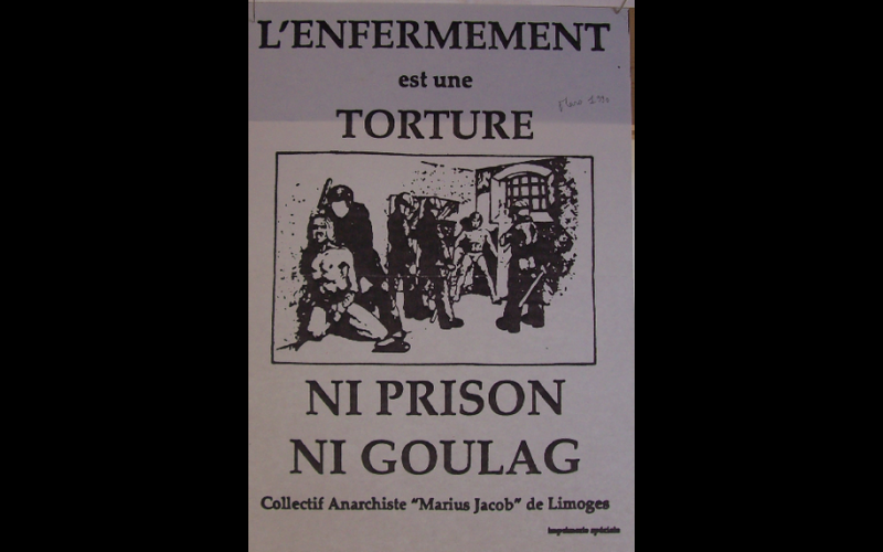 affiche anti-prison, Limoges