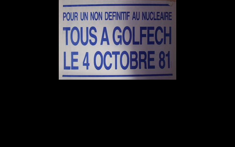1981 (octobre) - Manif Golfech.