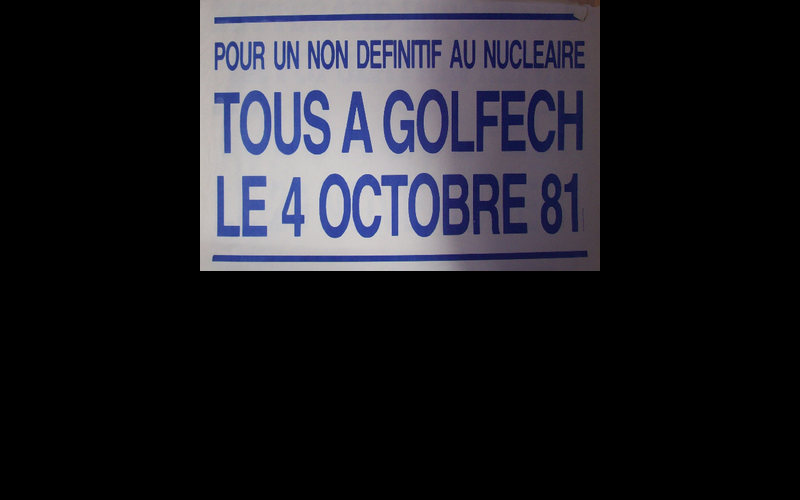 1981 (octobre) - Manif Golfech. 