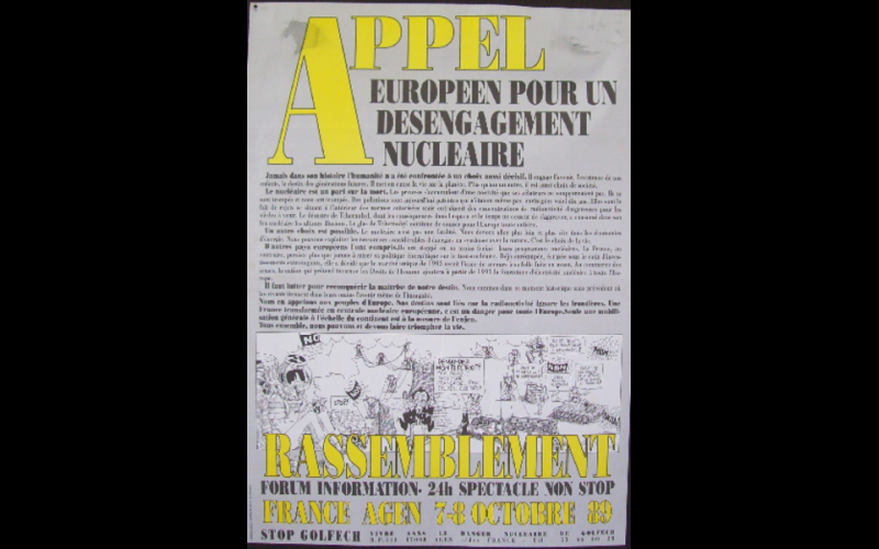 1989 (octobre) -Rassemblement à Agen - Divers collectifs - F54x80