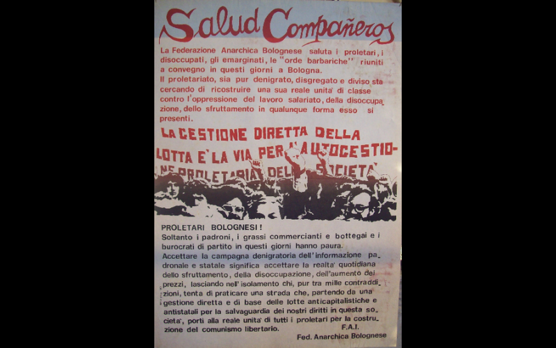 affiche années 70, Bologne, Italie 