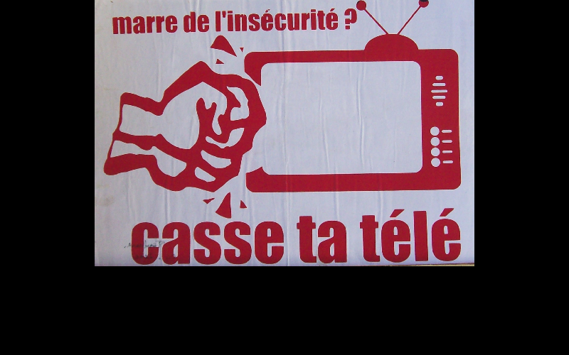 affiche marre de l'insécurité, Toulouse, 2002 