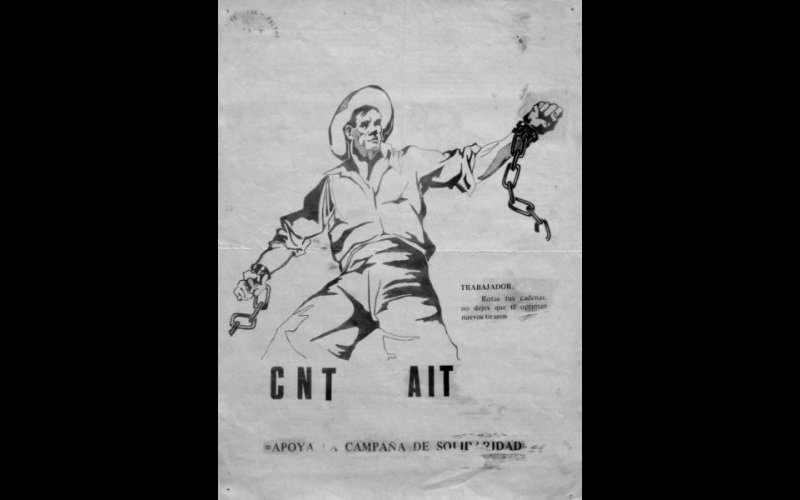N°253 CNT - AIT Apoya la Campana de Solidaridad MF Esp. 32x44