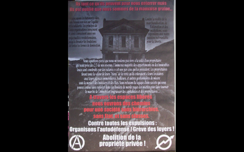 affiche squatt Paris